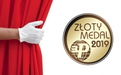 Patentovaná a klinicky testovaná stolička SPINERGO MANAGER získala ocenenie ZLATÁ MEDAILA na Medzinárodnom kontraktačnom veľtrhu nábytku Poznaň 2019